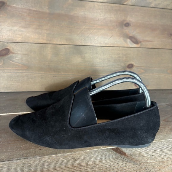 Birdies Shoes - birdies womens size 9.5 shoes black suede slip on comfort loafers